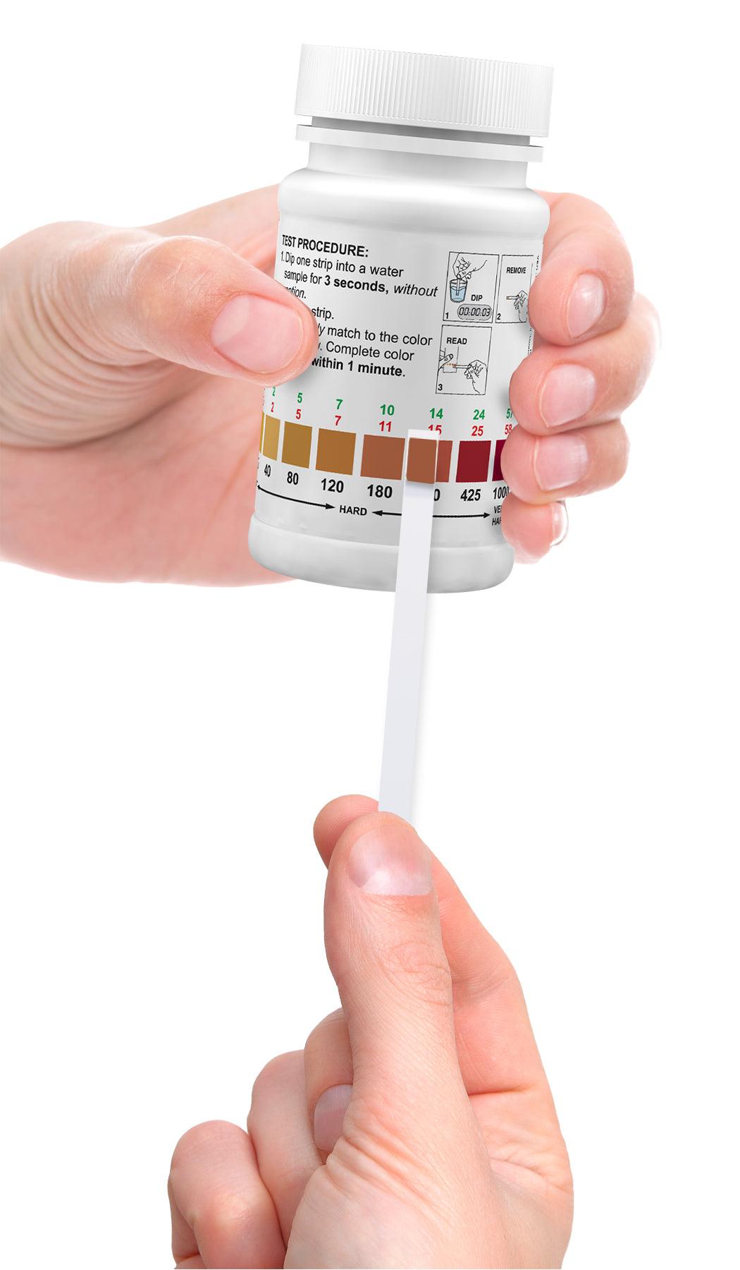 WaterWorks™ Total Hardness (50 test strips) Tests Calcium & Magnesium Hardness from 0-1000ppm. - Nano Clean Water Testing (Europe)