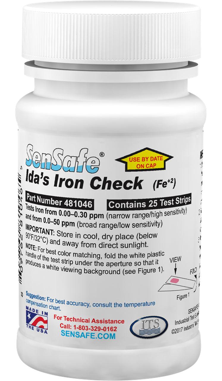 SenSafe® Ida's Iron Check - Nano Clean Water Testing (Europe)