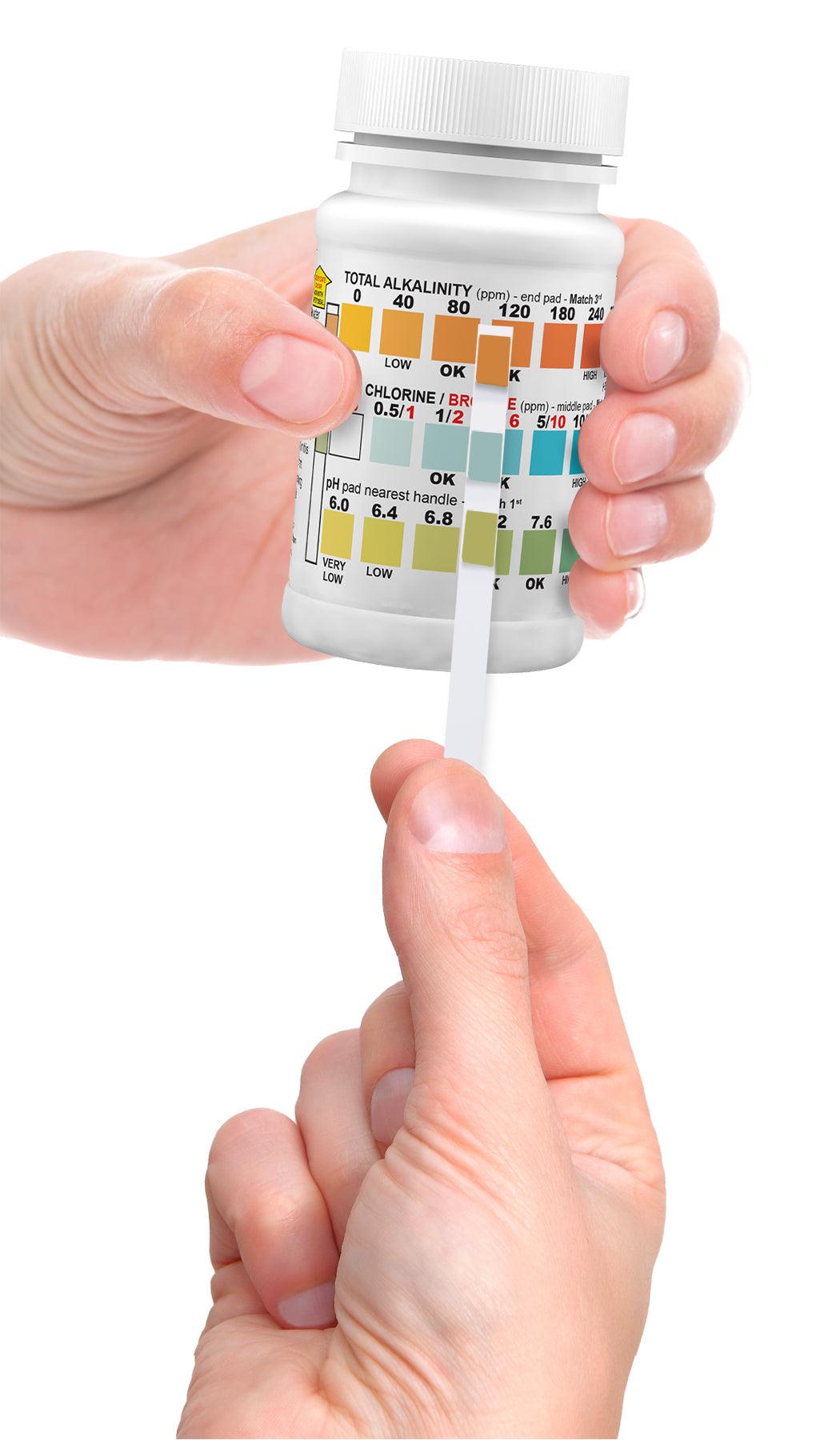 PoolCheck® 3in1 (50 test strips Total Alkalinity, Free Chlorine/Bromine & pH) Pool & Spa. - Nano Clean Water Testing (Europe)