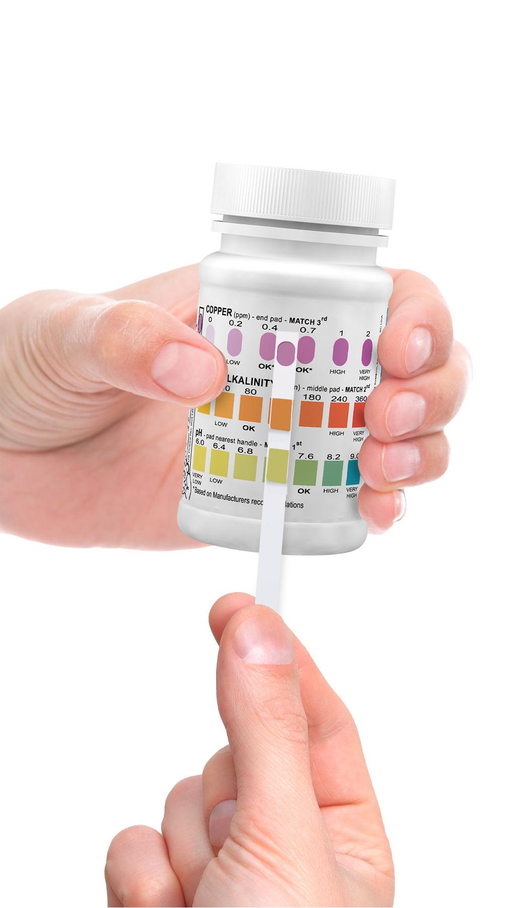 PoolCheck® Copper 3in1 - Copper, pH & Alkalinity (Bottle of 50 tests) - Nano Clean Water Testing (Europe)