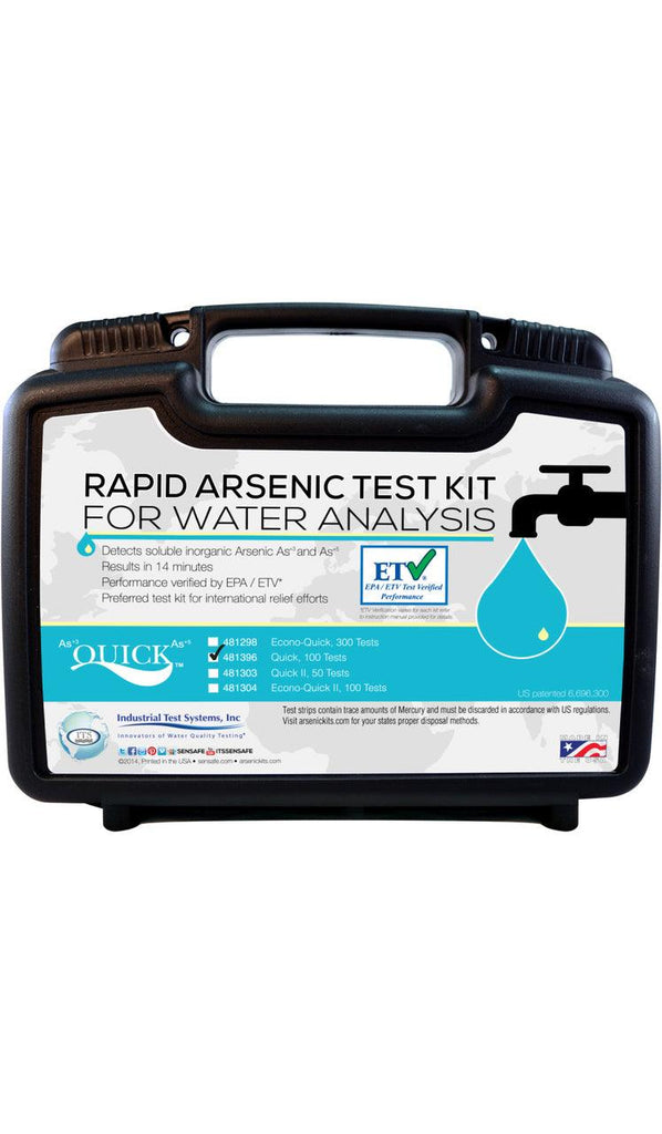 Quick™ Arsenic for Water, Soil, and Wood (100 tests) - Nano Clean Water Testing (Europe)