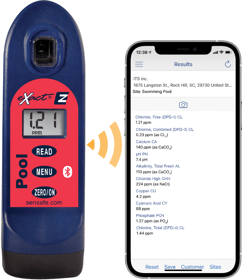 Pool eXact® EZ Photometer with Bluetooth® - Nano Clean Water Testing (Europe)
