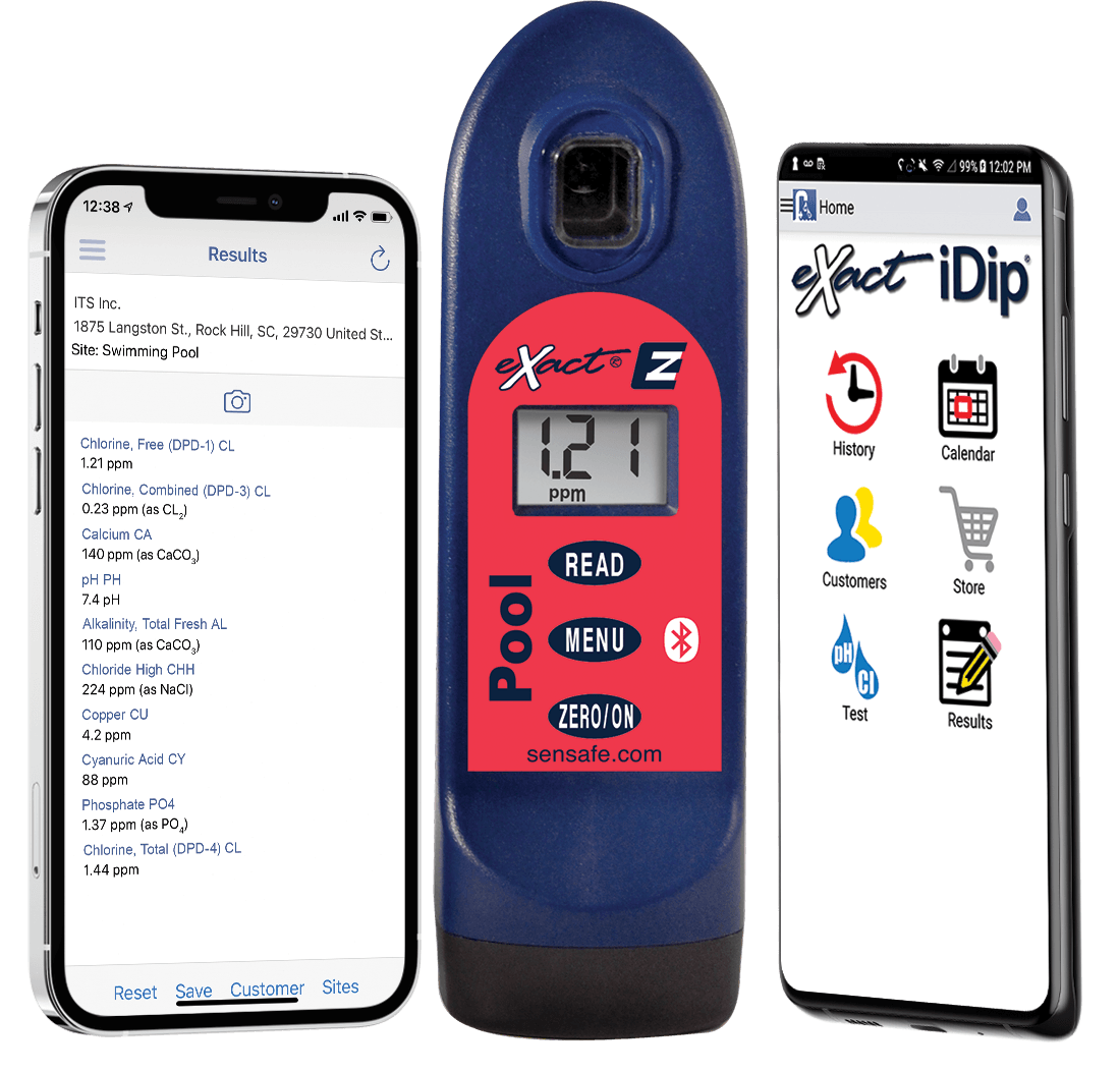 Pool eXact® EZ Photometer Starter Kit with Bluetooth - Nano Clean Water Testing (Europe)