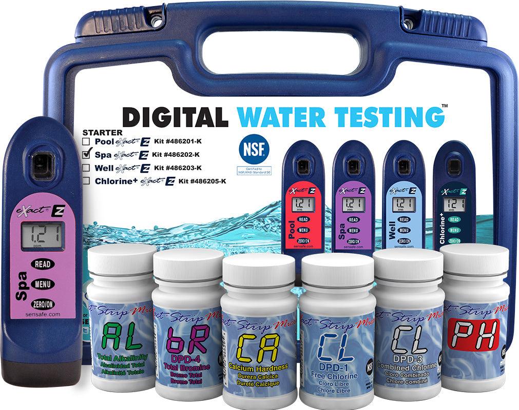 Spa eXact® EZ Photometer Starter Kit (complete spa testing kit) - Nano Clean Water Testing (Europe)