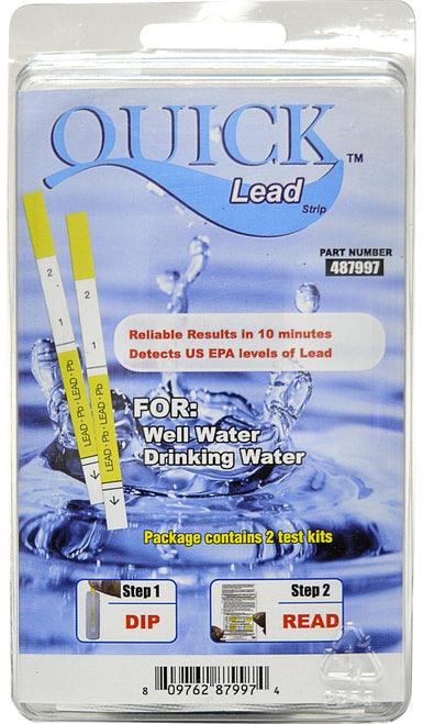 Quick™ Lead Water Test (2 Tests) - Nano Clean Water Testing (Europe)