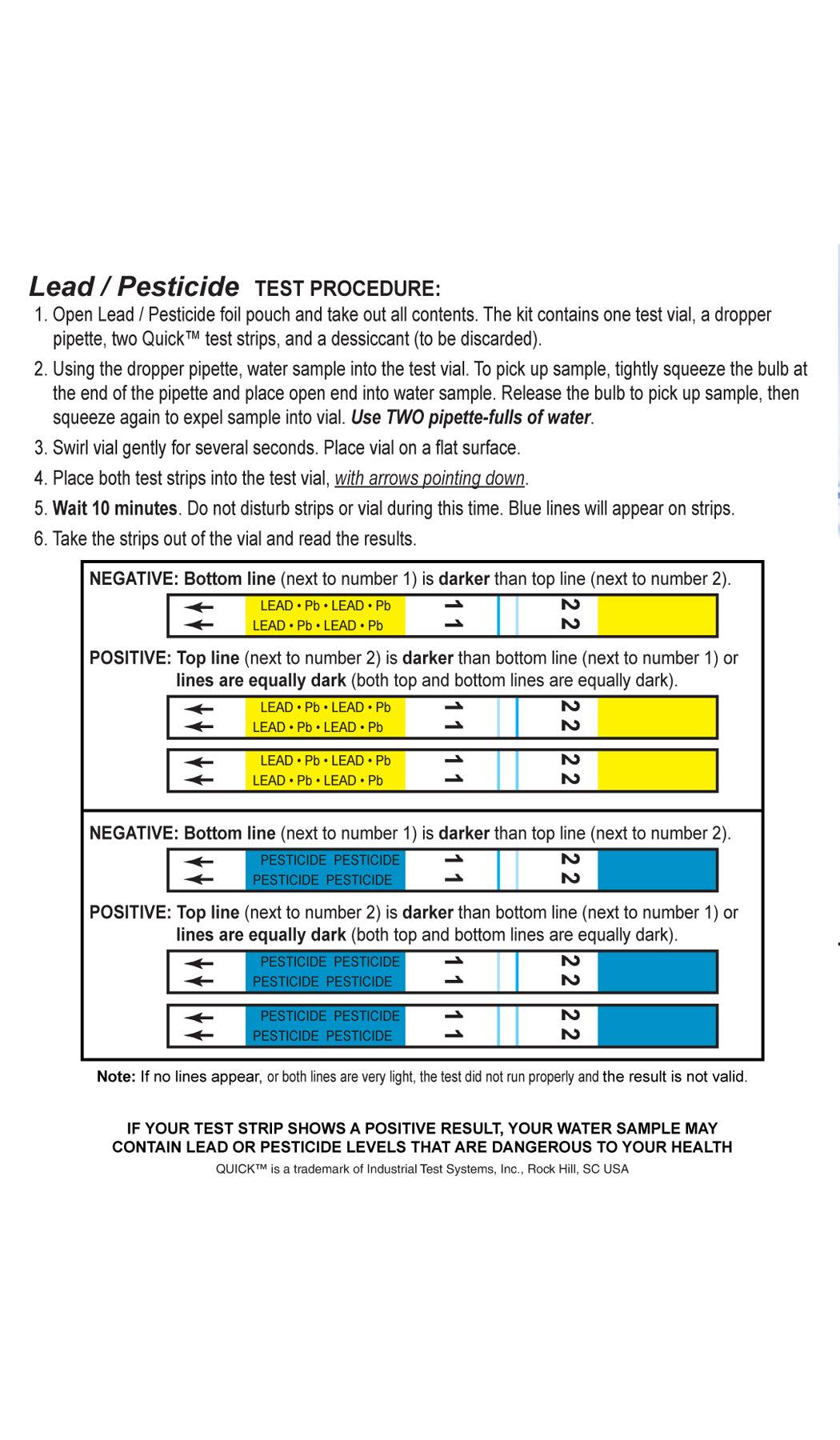 ITS Water Quality Test Kit - Nano Clean Water Testing (Europe)