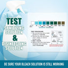 WaterWorks™ Free Chlorine Ultra High II 0-2000ppm (Bottle of 50 tests) - Nano Clean Water Testing (Europe)