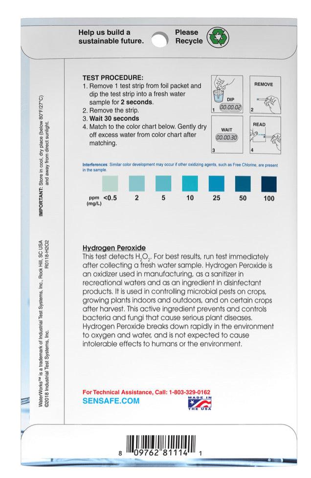 WaterWorks™ Hydrogen Peroxide (H2O2) Eco Packs - Nano Clean Water Testing (Europe)