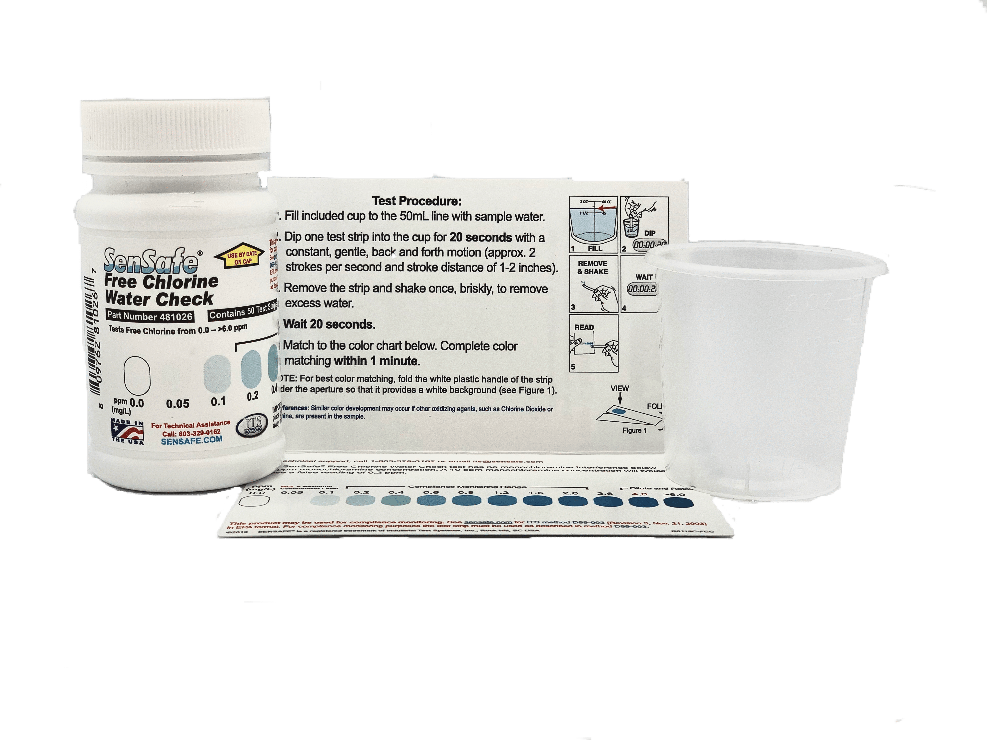 ITS SenSafe® Free Chlorine Water Check