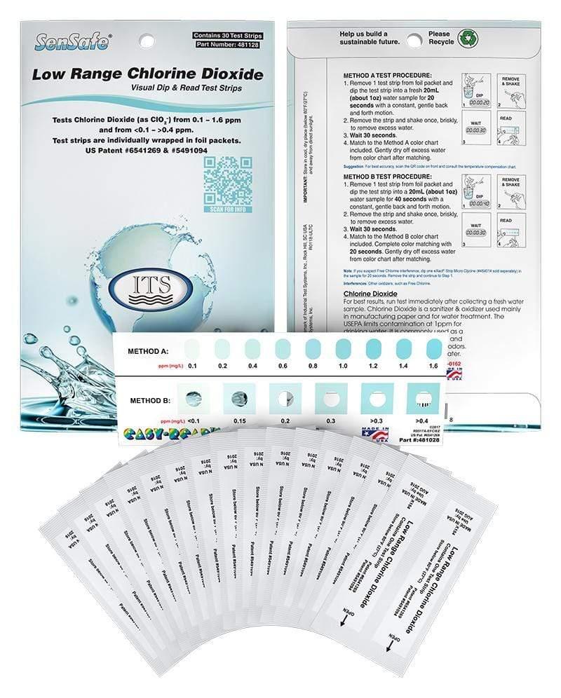 ITS SenSafe® Low Range Chlorine Dioxide Check Eco Packs