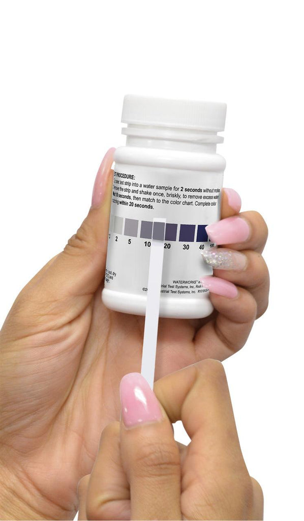 WaterWorks™ Peracetic Acid 0-100ppm (Bottle of 50 test strips) - Nano Clean Water Testing (Europe)