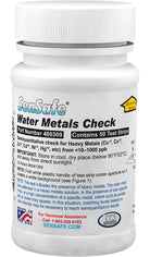 SenSafe® Water Metals Check (Bottle of 50 tests) - Nano Clean Water Testing (Europe)