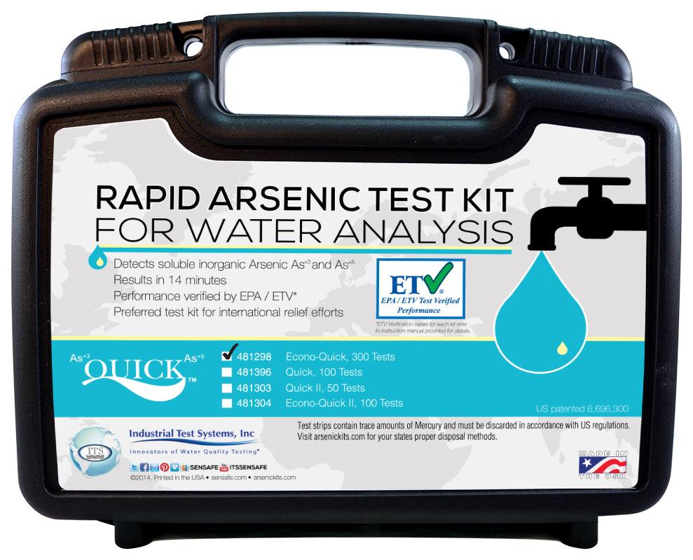 Quick™ Arsenic Econo (300 tests) - Nano Clean Water Testing (Europe)