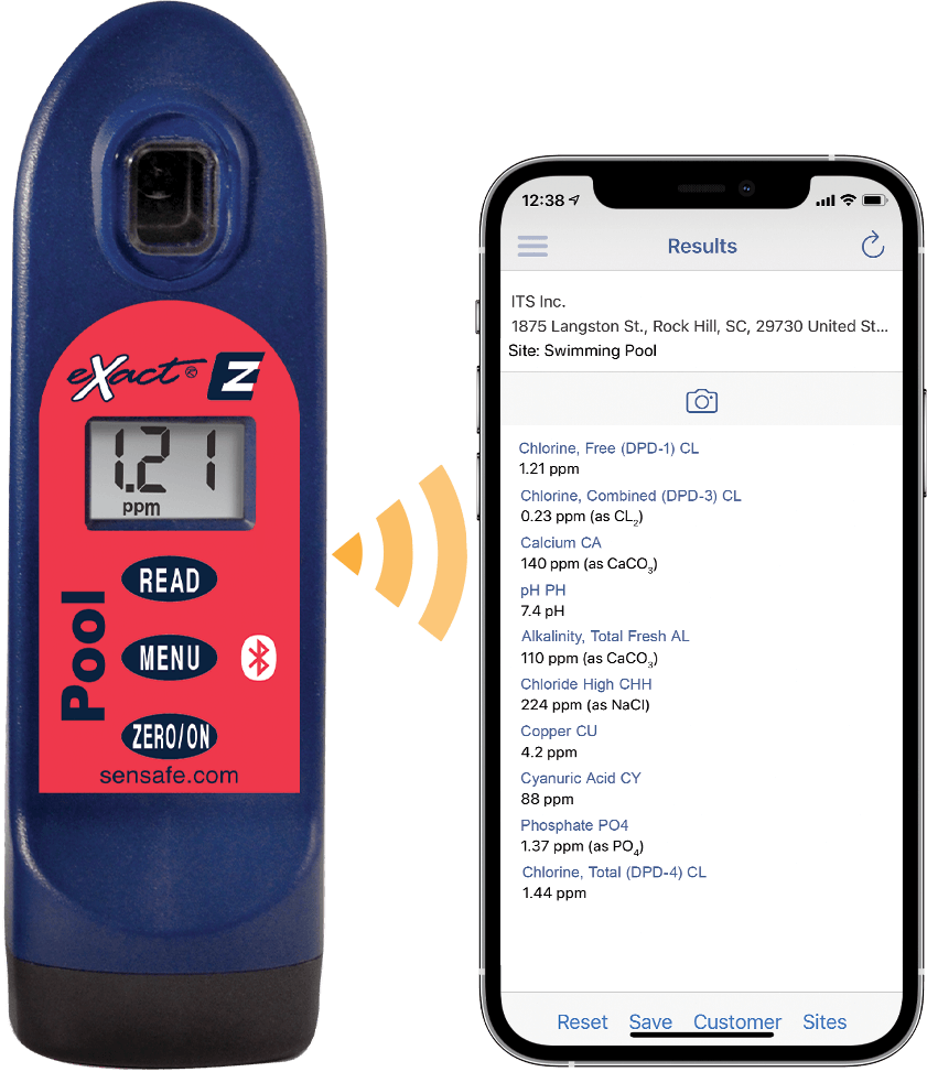 Pool eXact® EZ Photometer Starter Kit with Bluetooth - Nano Clean Water Testing (Europe)