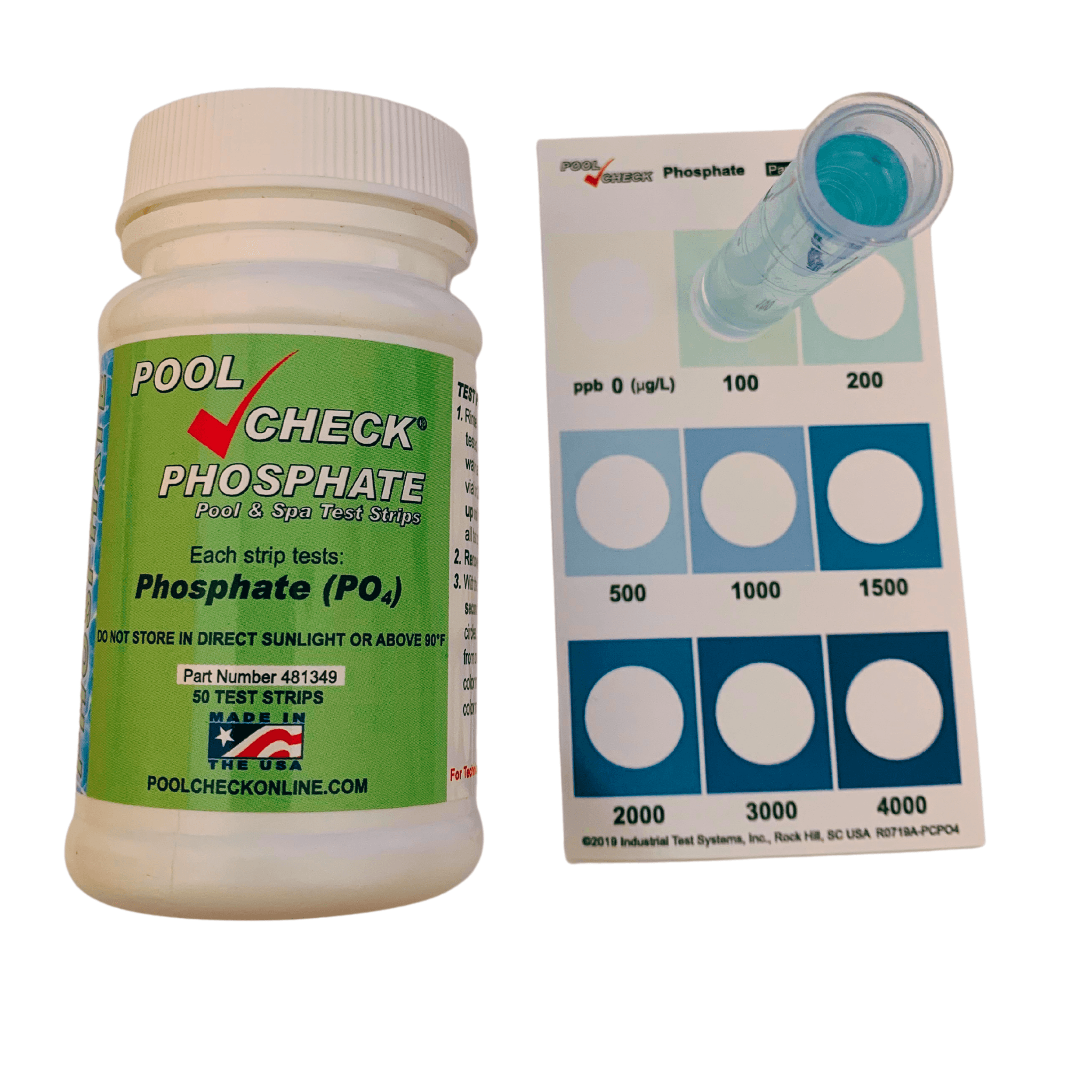 PoolCheck® Phosphate (Bottle of 50 tests) - Nano Clean Water Testing (Europe)