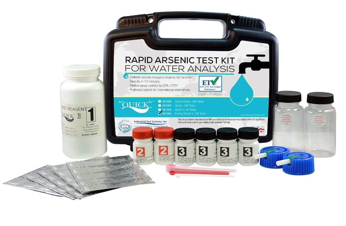 Rushforth Quick Kit Quick™ Arsenic Econo II 100 Tests | ITS Europe – Nano Clean Water